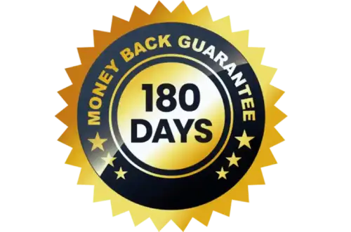 180 day money back guarantee for nerve support supplement ensuring risk free purchase and customer satisfaction assurance
